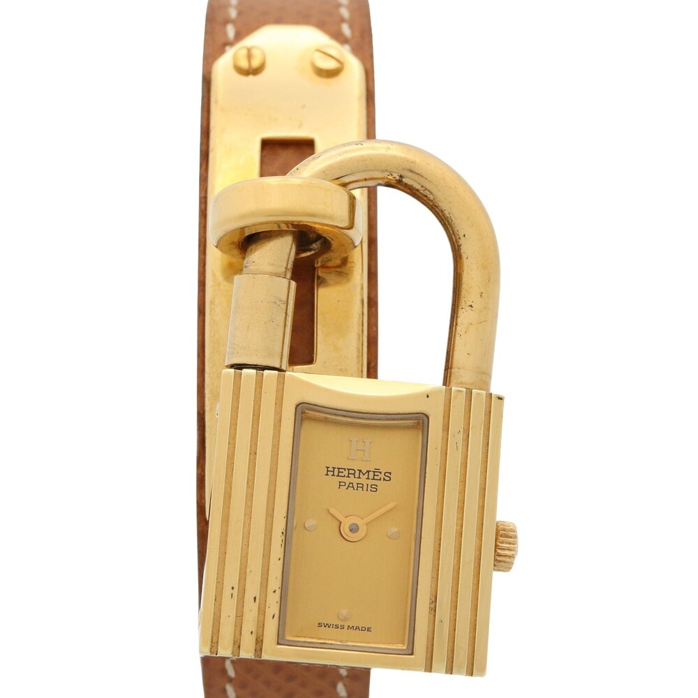 Hermes Kelly Watch Wrist Quartz Gold #329154H72B